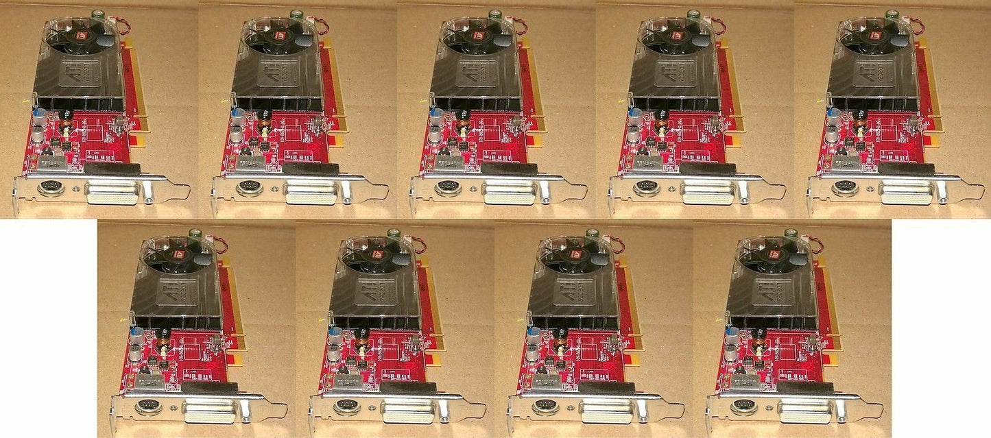 + lot of 9 ATI RADEON B403 ATI-102-B40319(B) DirectX 10.1 OpenGL 2.0 GDDR3 256MB