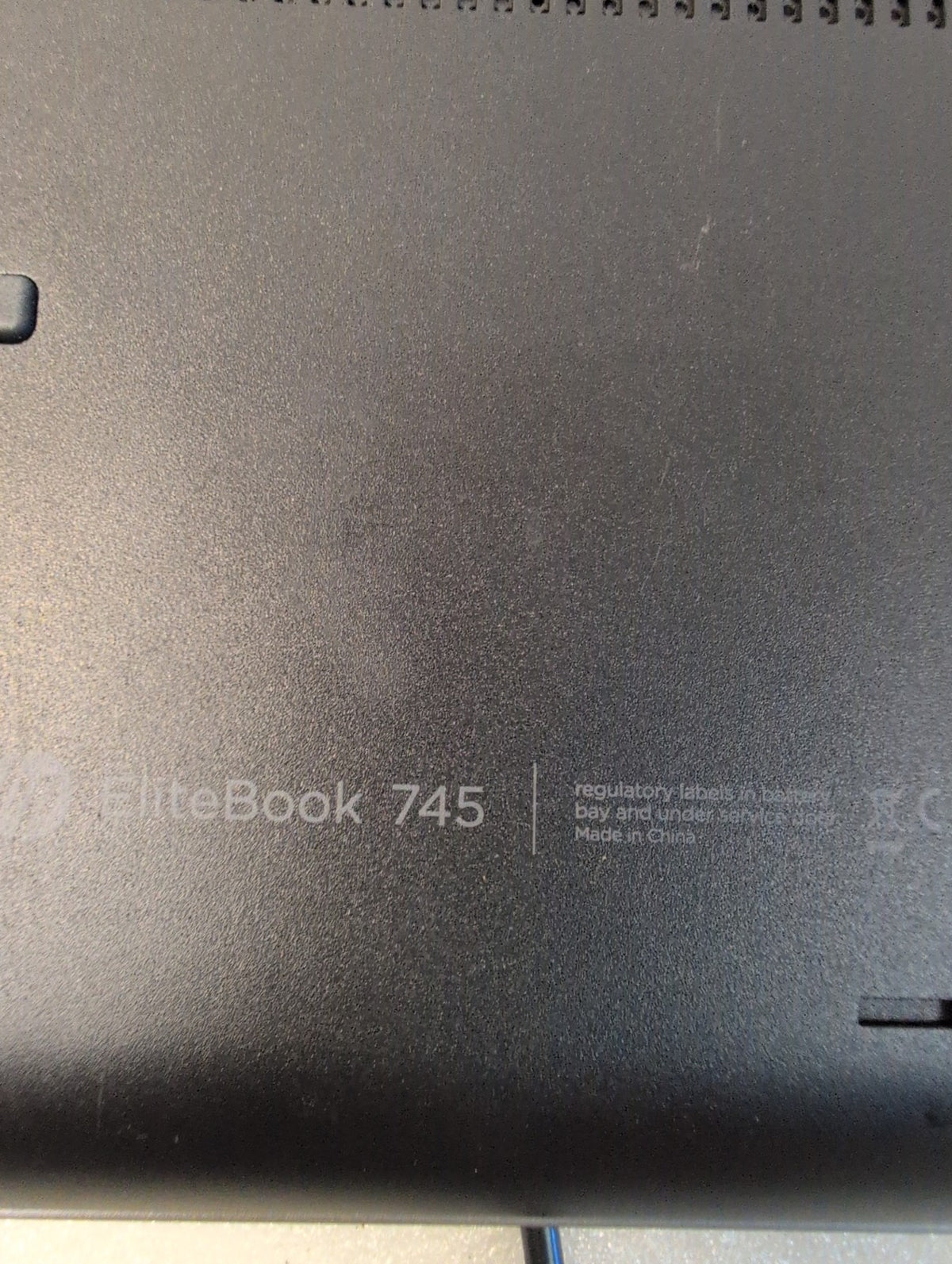 🎸 HP EliteBook 745 G2 14in Laptop AMD A6 PRO-7050B 4GB 250GB HDD WinXP (READ)