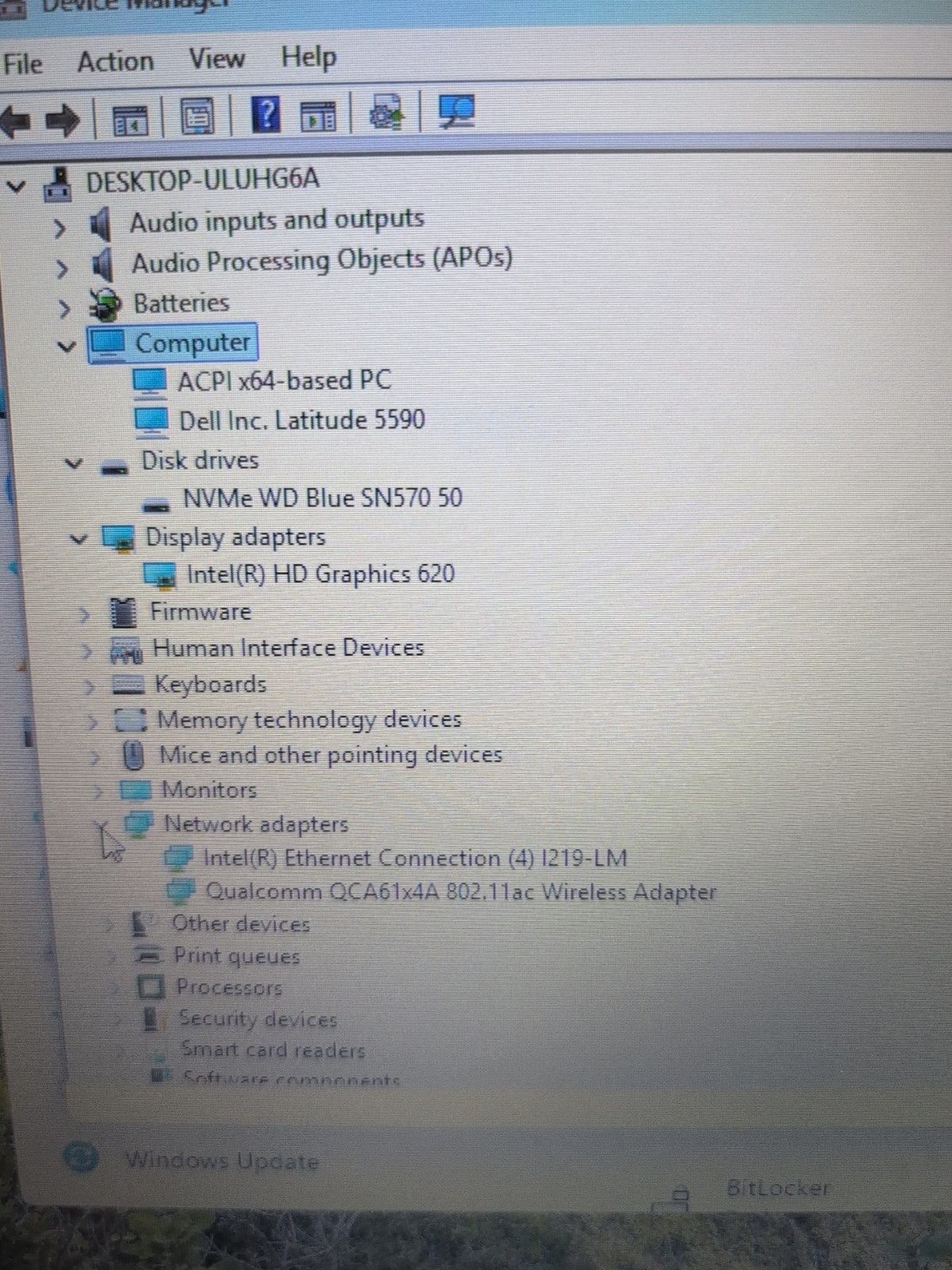 Dell Latitude 5590 15.6" Laptop i5-7300U/8GB/500GB SSD/Win11 (NO BATTERY, READ)-