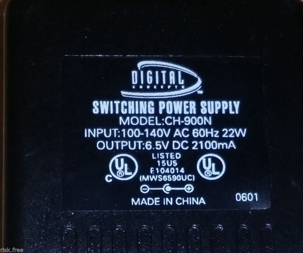 Digital Switching Power Supply Model : CH-900N Adapter