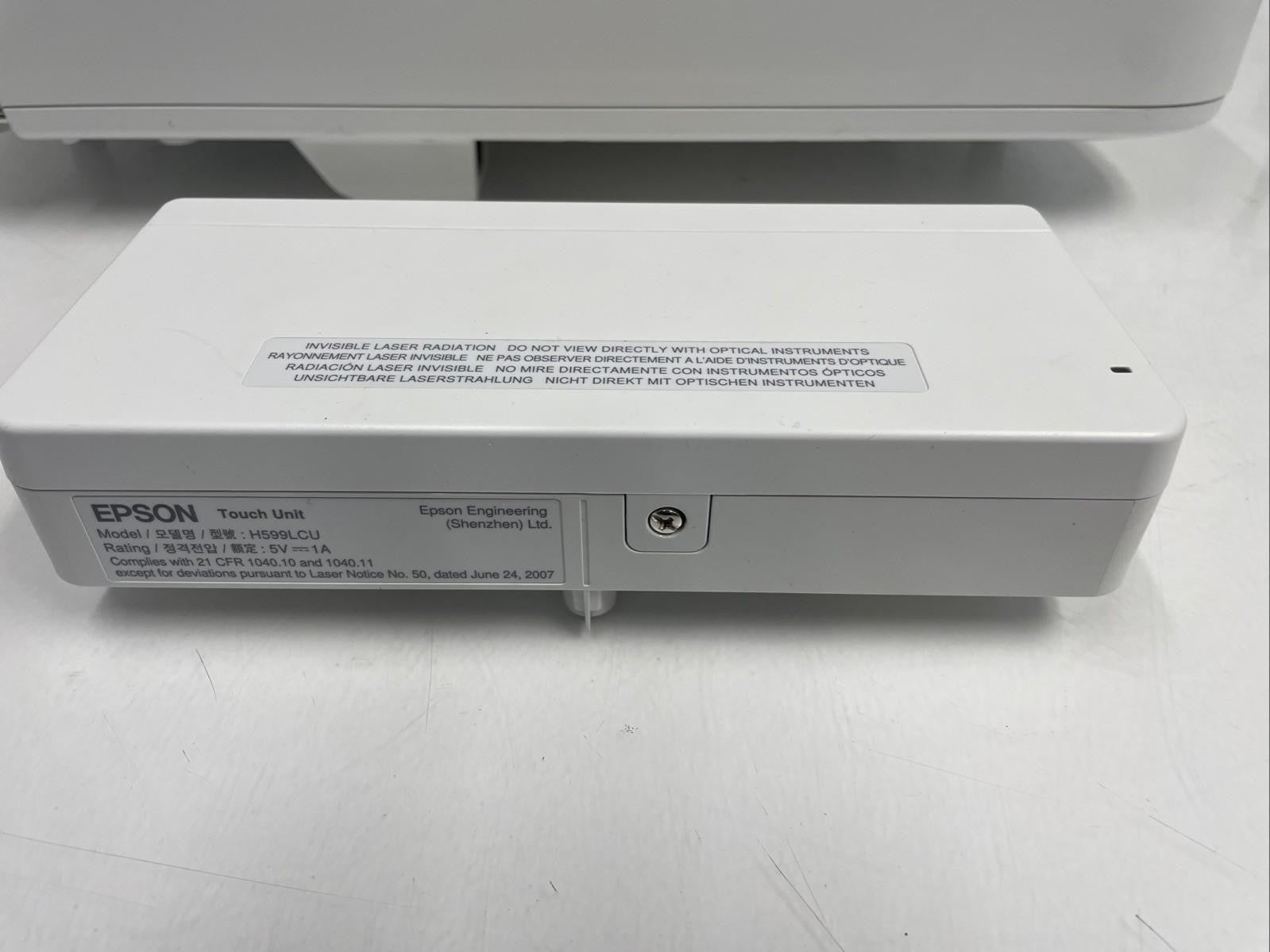 Epson BrightLink Pro 1460ui with remote touch unit tch cable and pen