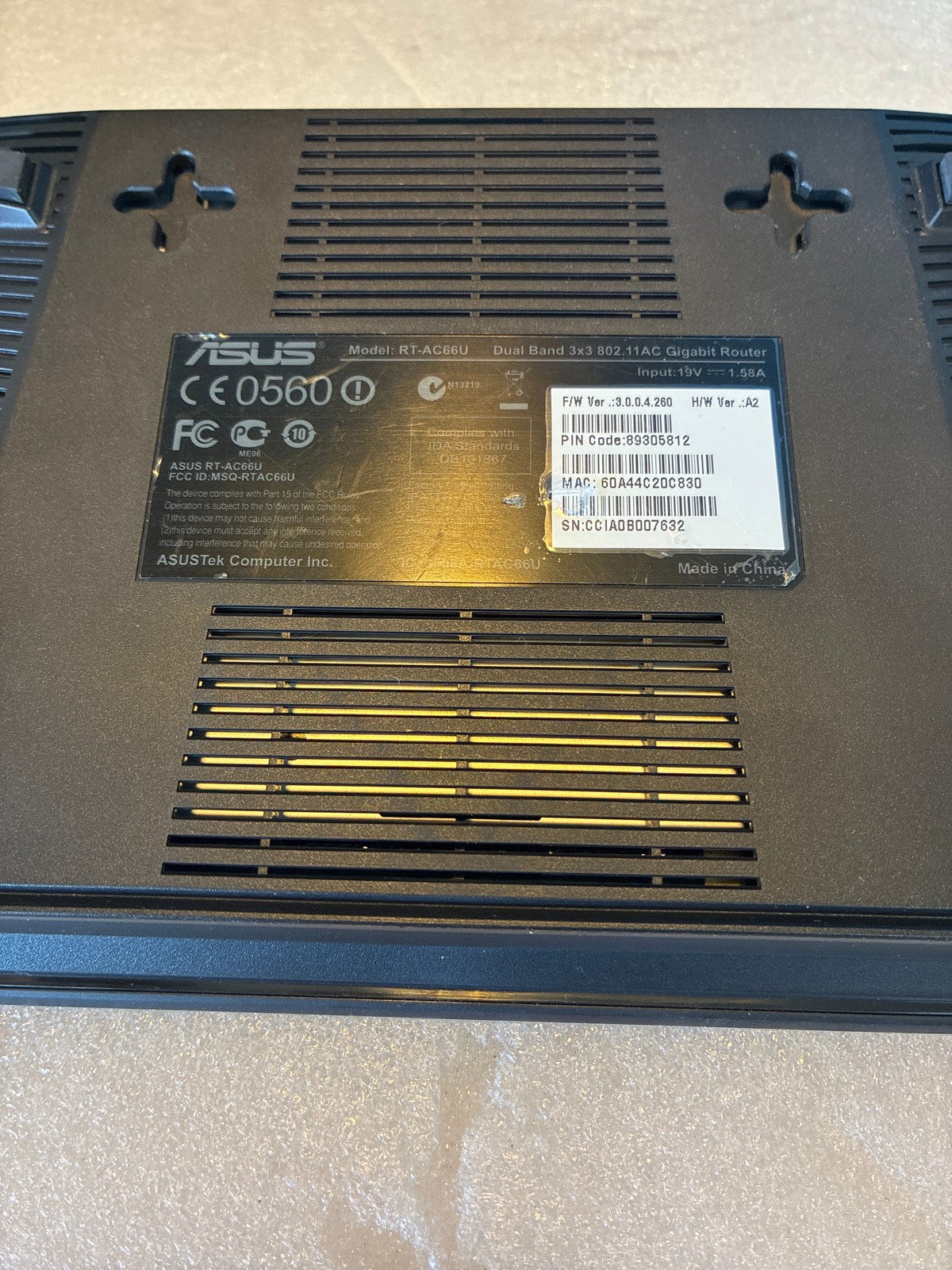 🔥 ASUS RT-AC66U Dual-Band 3x3 802.11AC Gigabit Wireless Router 4-Port USB