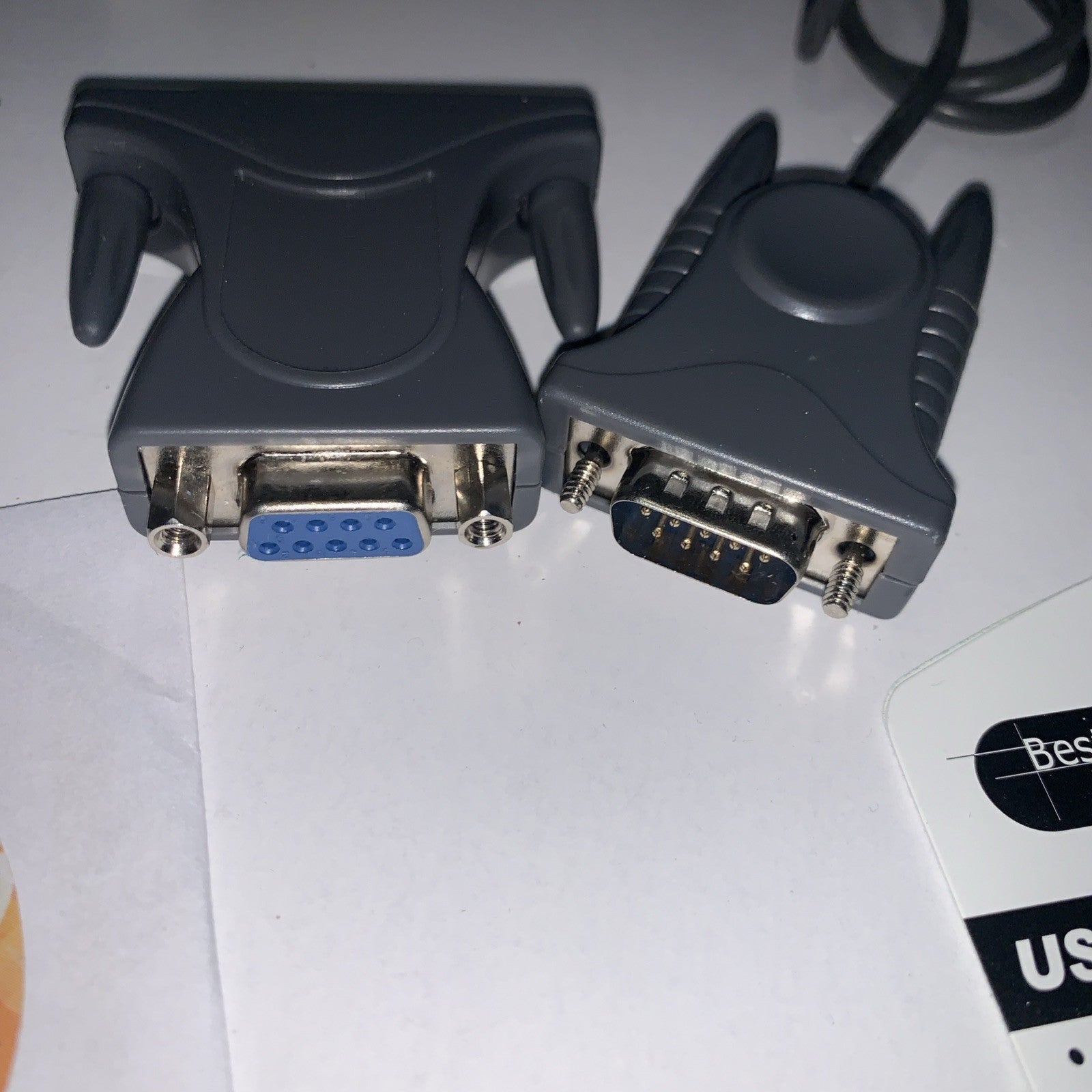 USB 2.0 to 9 & 25 pin Serial RS232 Cable DB9/DB25 Data Cable Adapter Converter