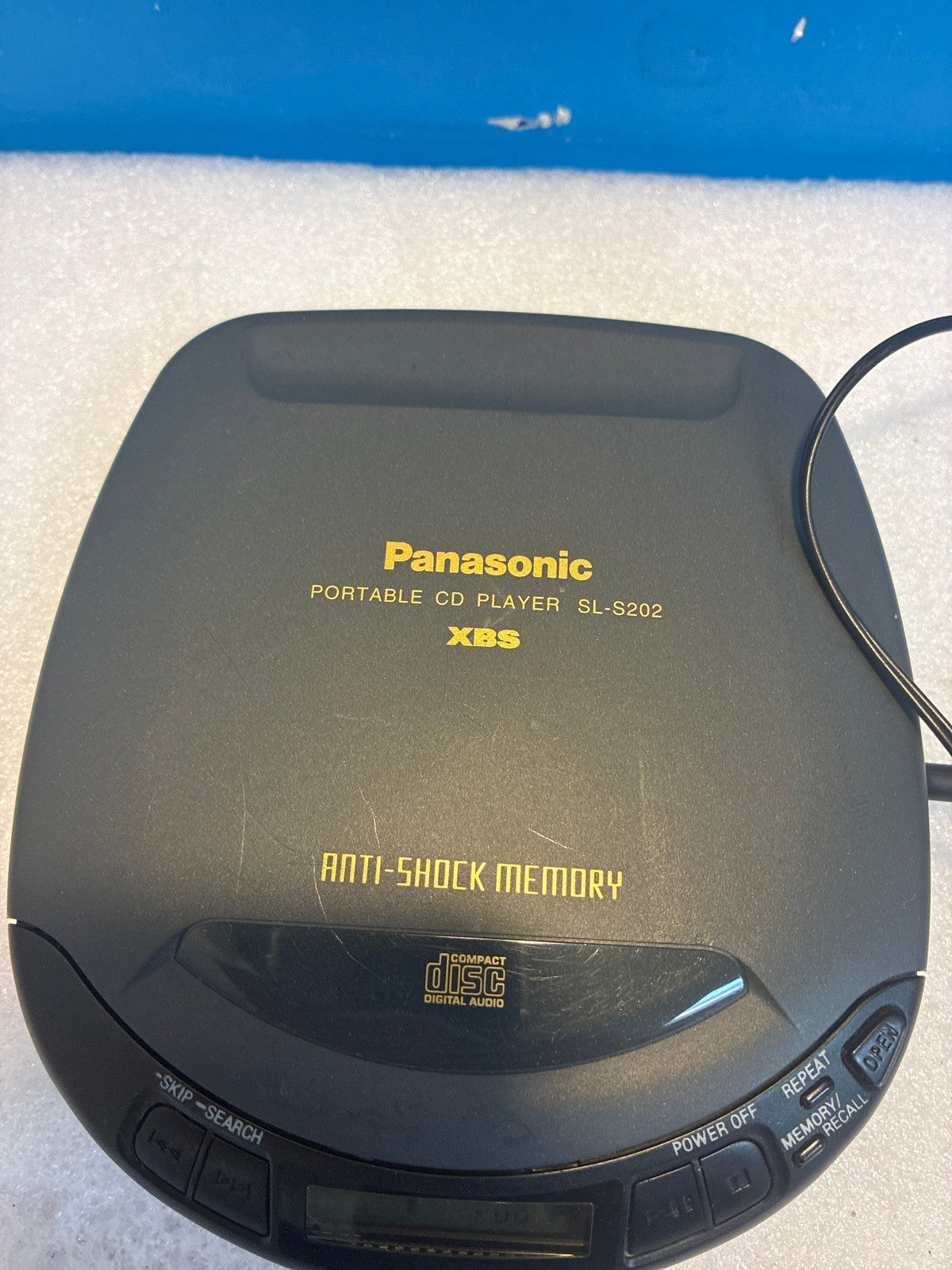 🔥 Panasonic SL-S202 Portable CD Player XBS Anti-Shock Memory Black