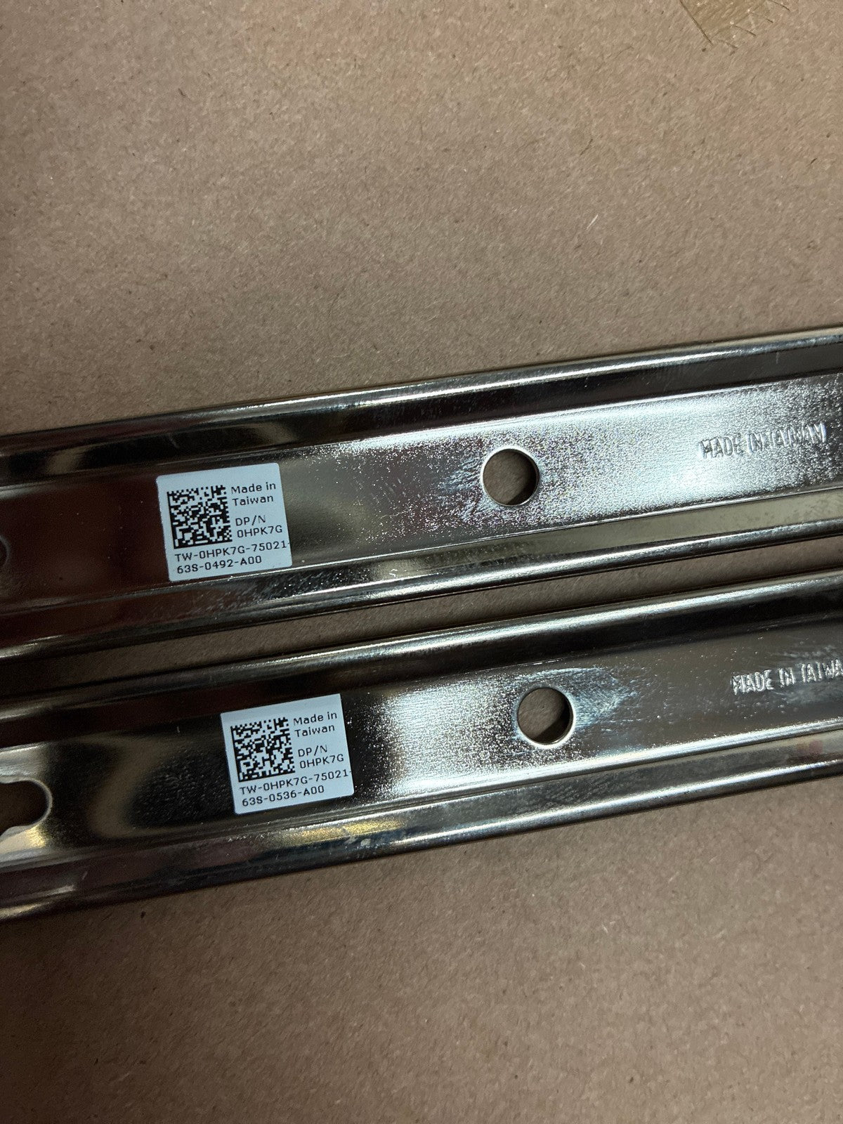 🔥 Dell Server Inner Rail Kit R7F9C 0HPK7G Type A9 Rack Mount Rails Pair