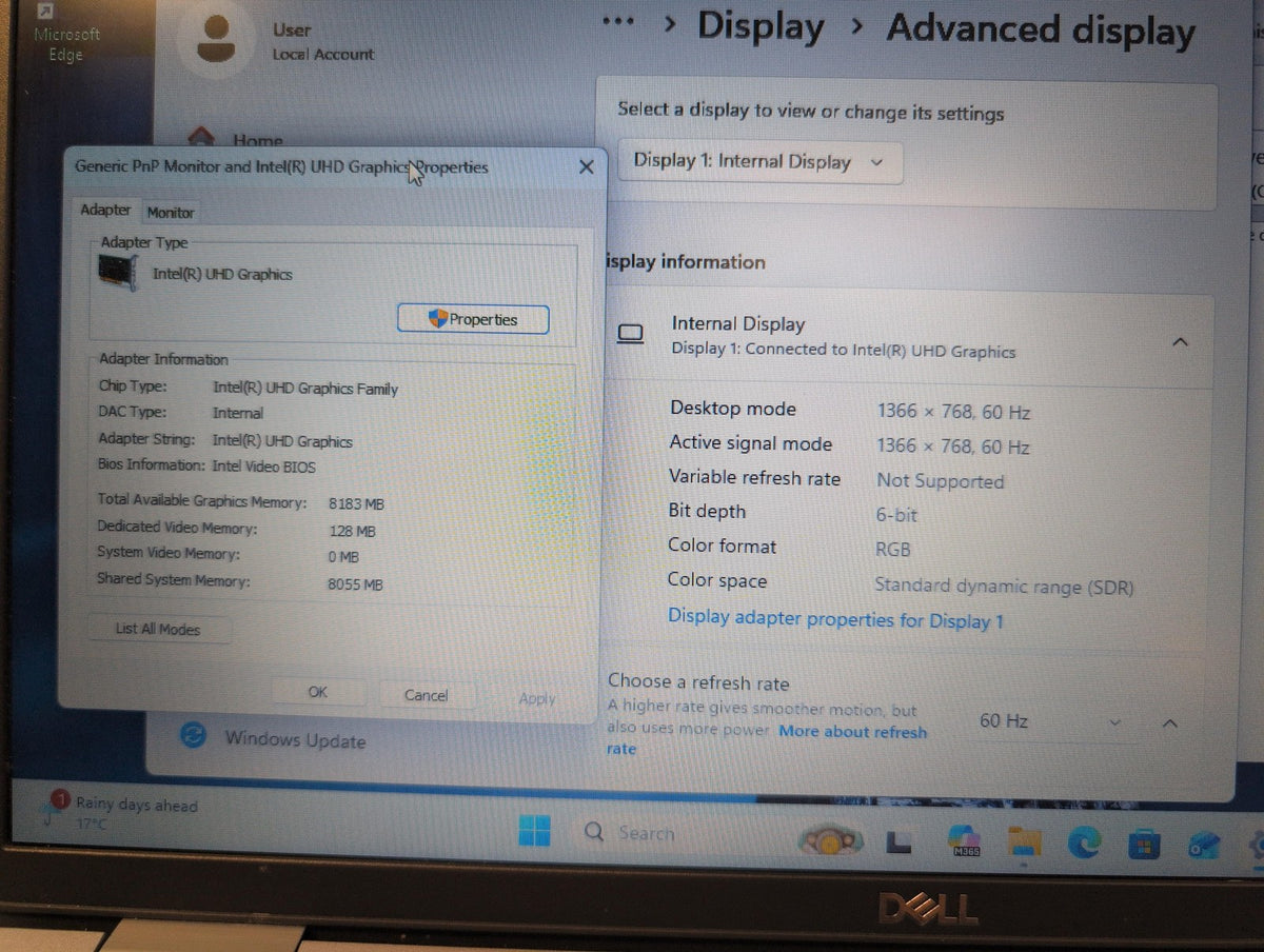 🎸NICE Dell Latitude 5521 Laptop Intel Core i5-11500H 16GB RAM 256GB NVMe Win11