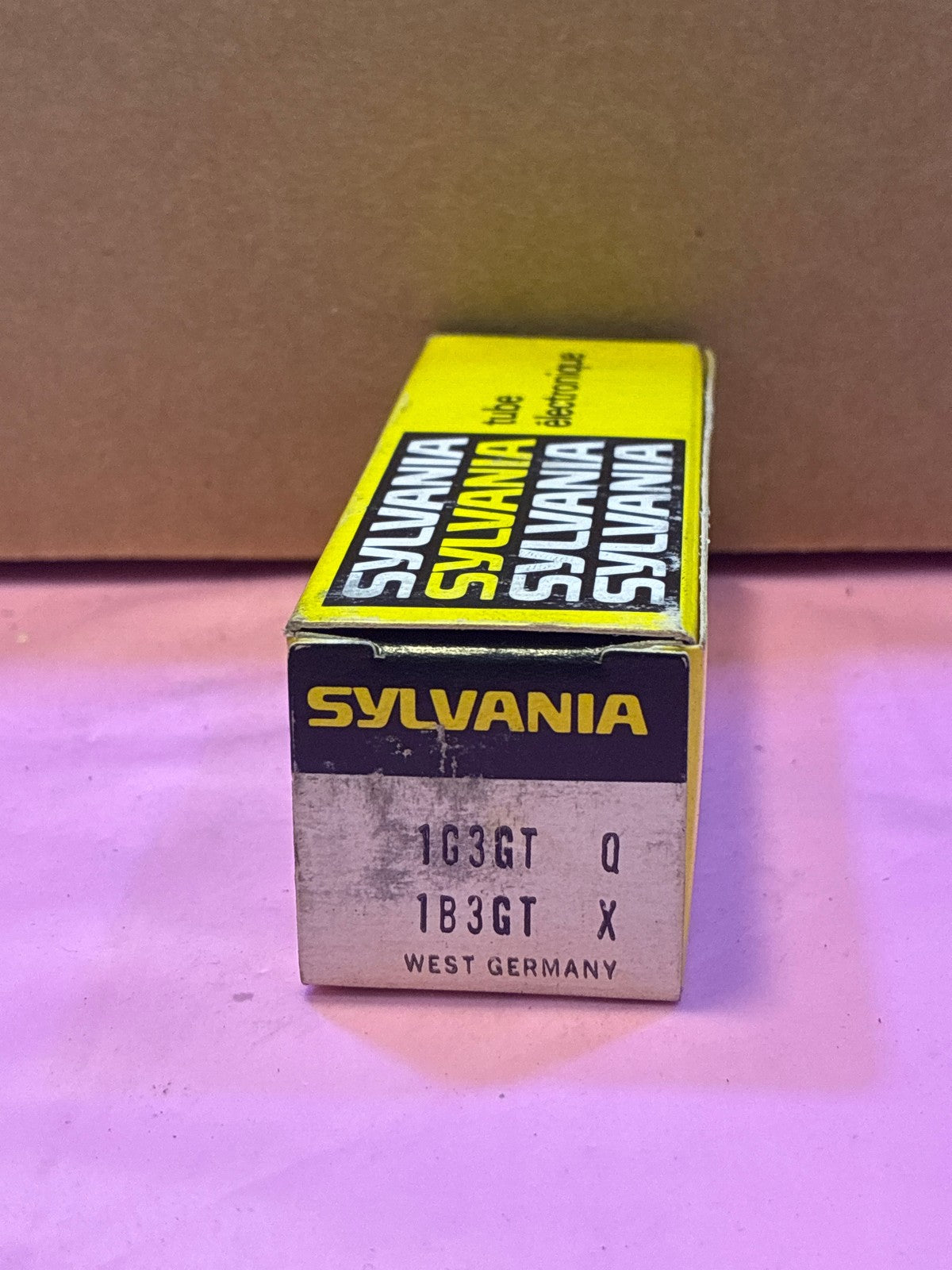 🔥 Sylvania 1B3GT / 1G3GT Vacuum Tube West Germany Original Box