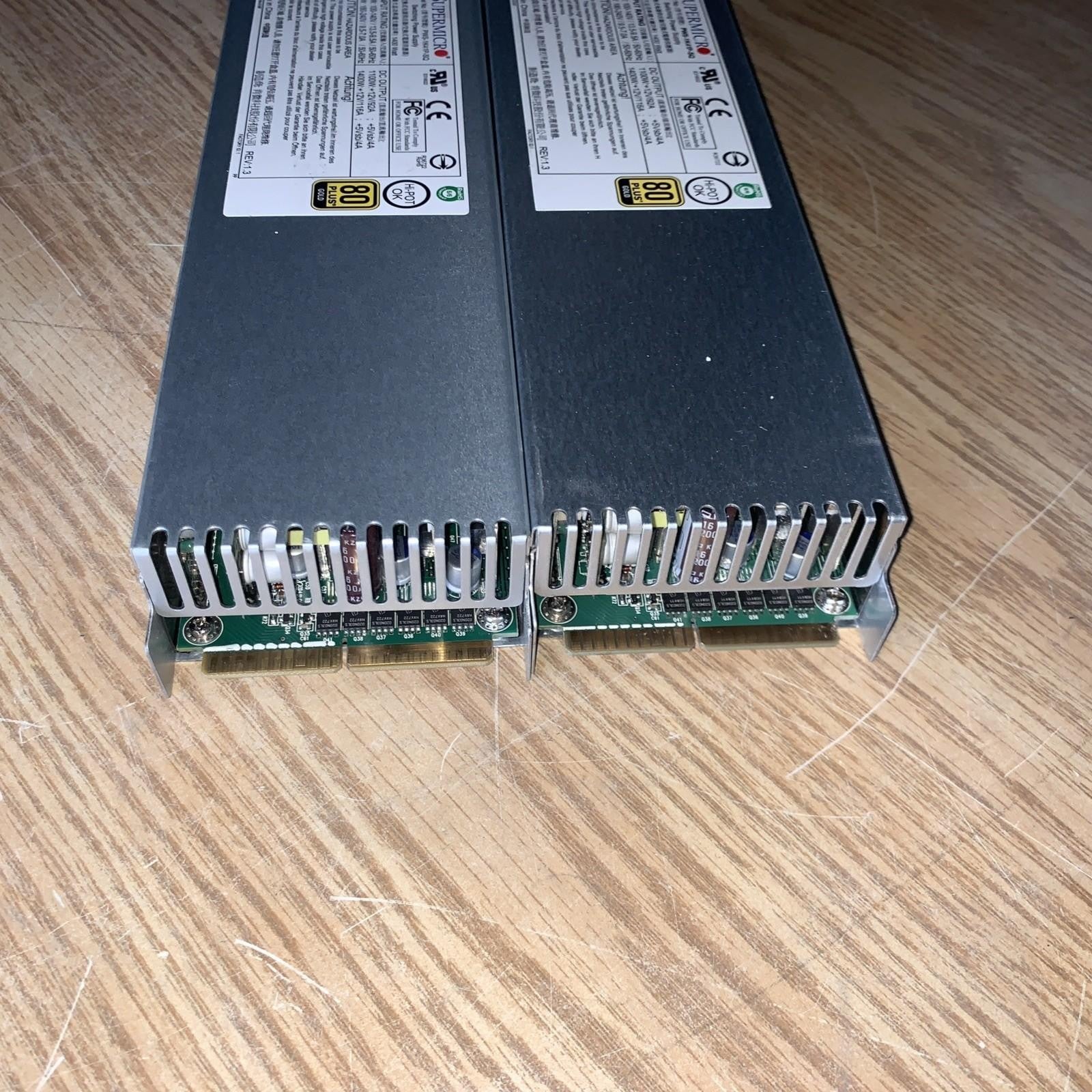 （1x)  SuperMicro PWS-1K41P-SQ  1400W server redundant power supply
