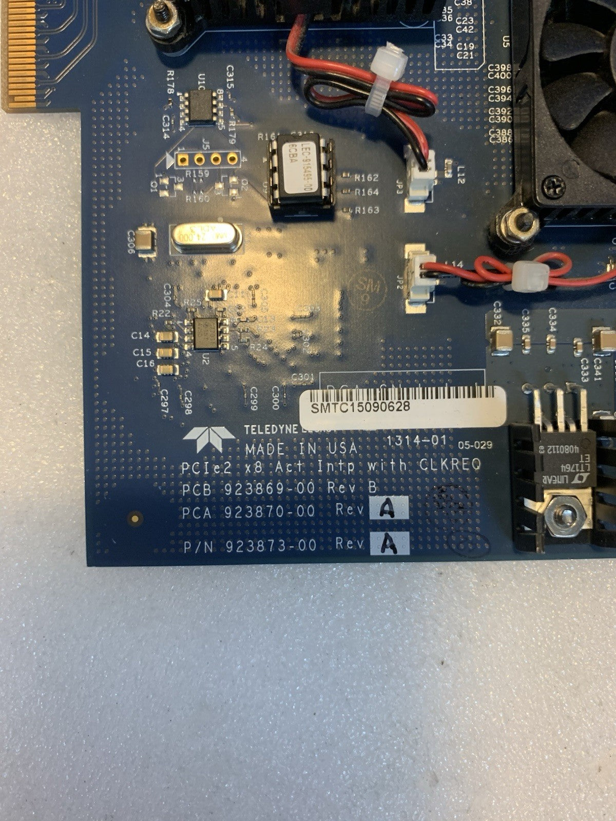 Teledyne PCIe 2.0 x8 Active Interposer CLKREQ923873-00 Industrial Interface