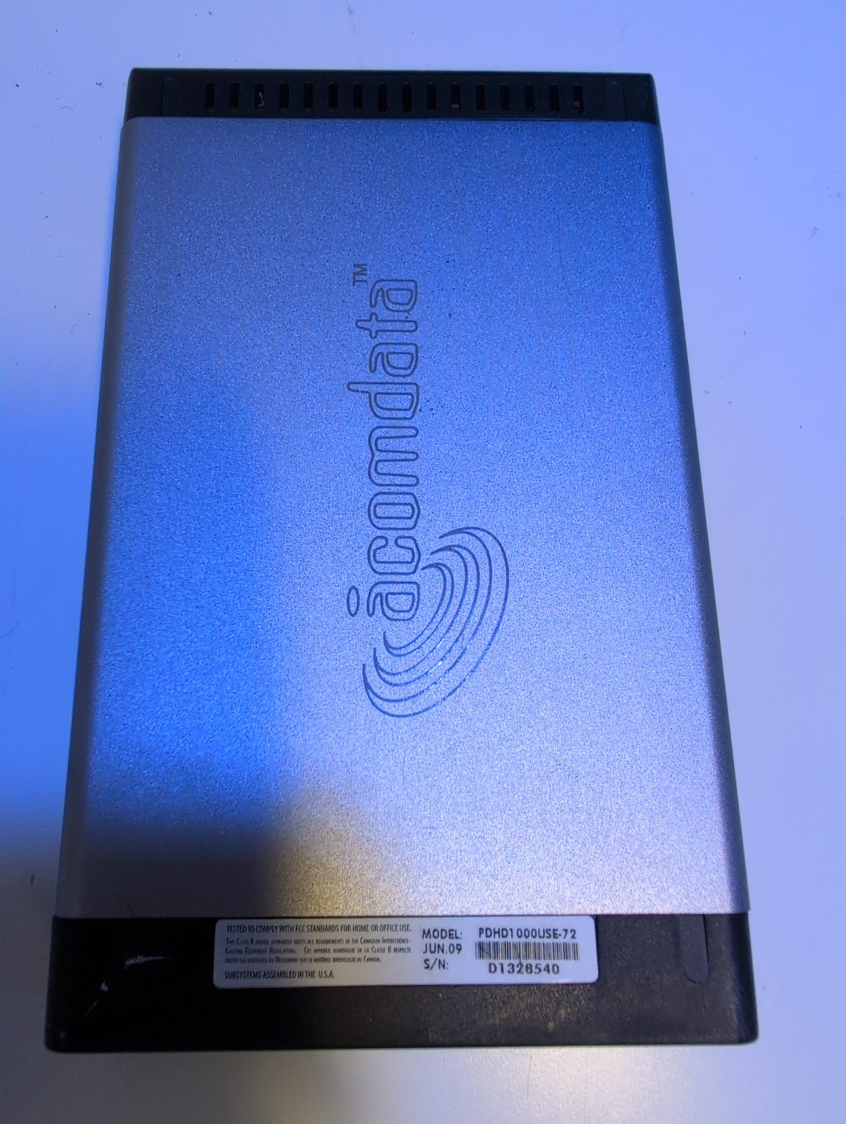 🎸 Acomdata PDHD1000USE-72 1TB External Hard Drive USB 2.0 (Only few days used)