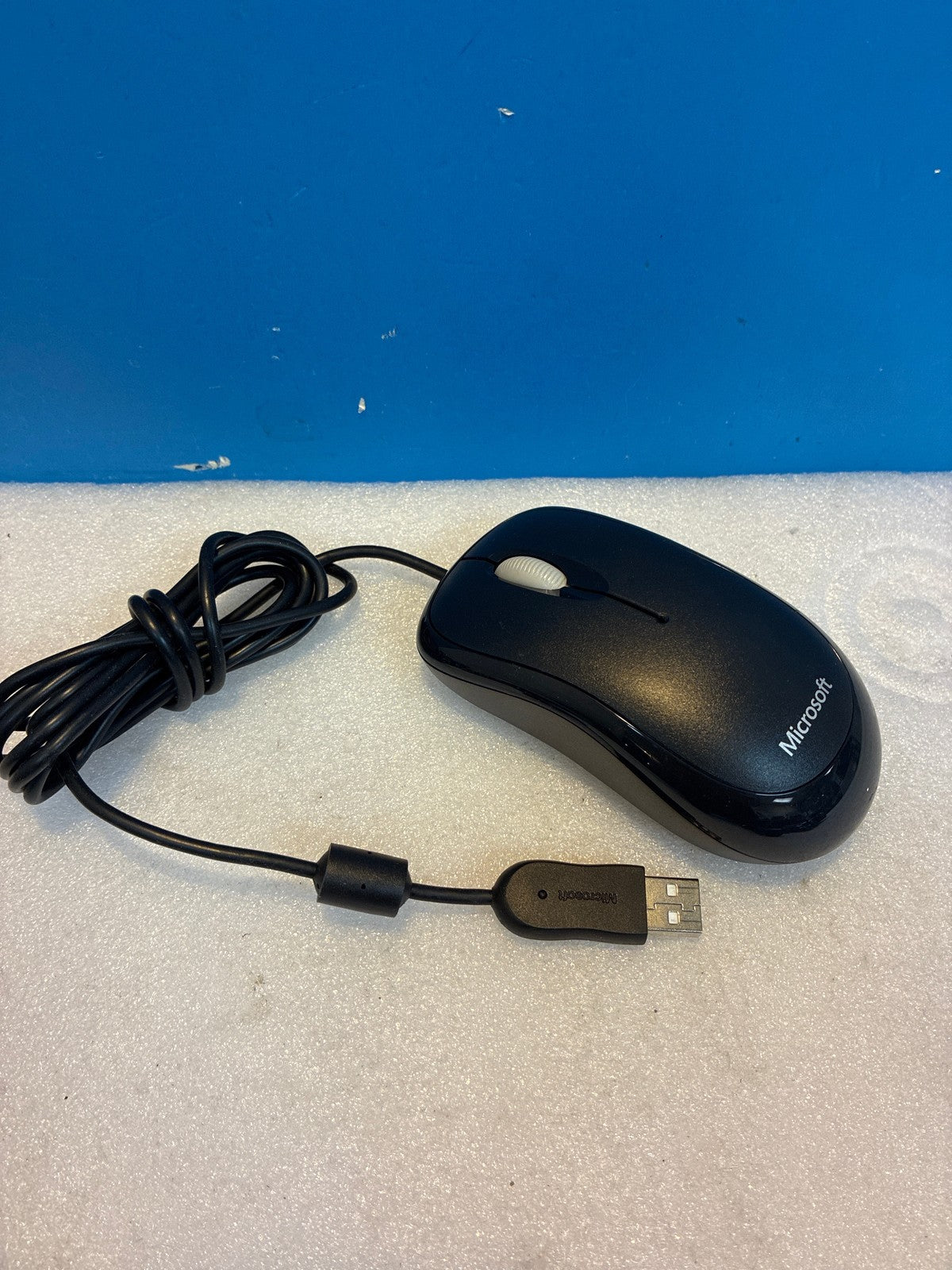 🔥 Microsoft Basic Optical Mouse v2.0 X821908-002 USB Wired Black Model 1113