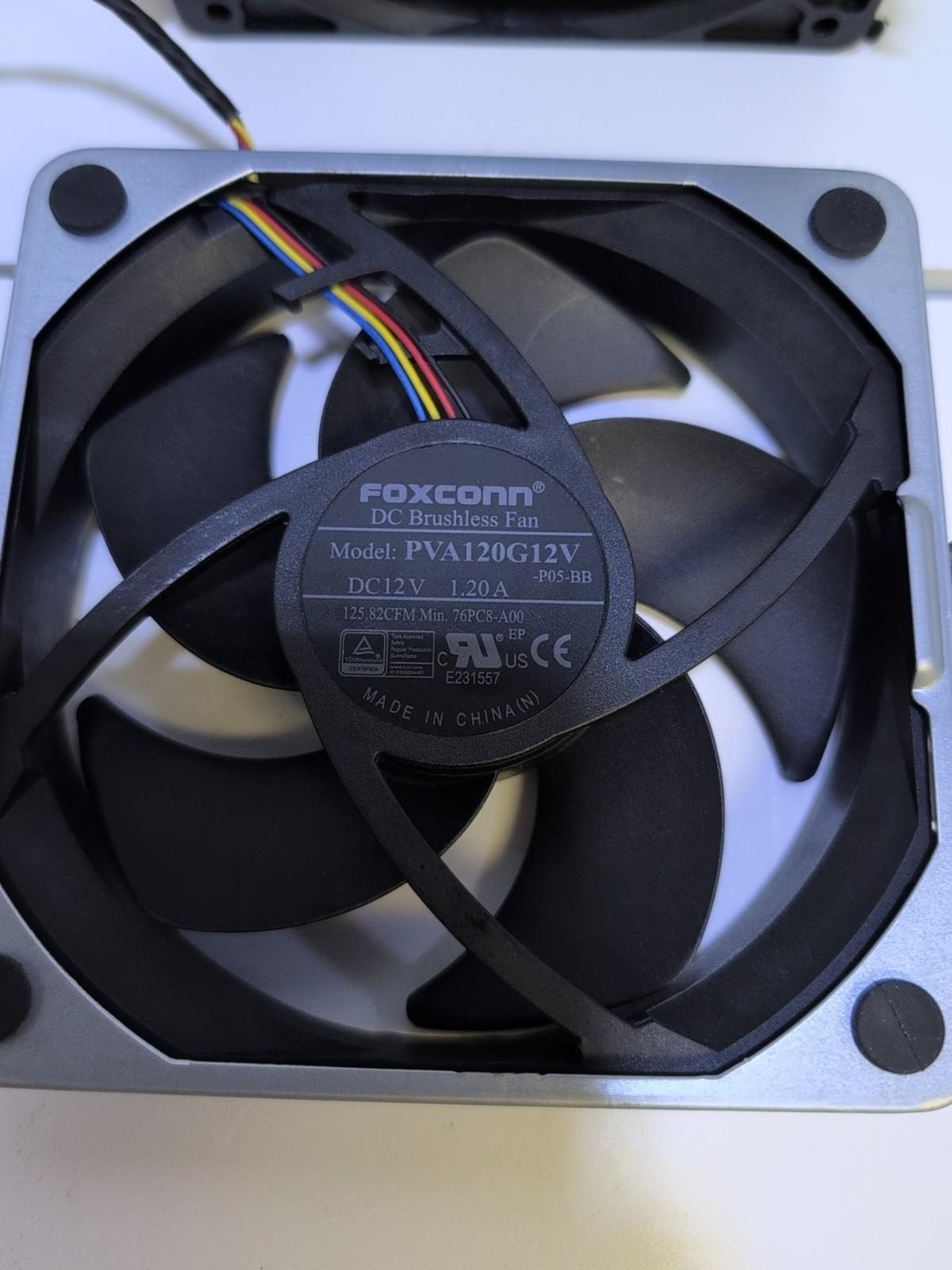 2x DELL 76PC8 Cooling Fan PVA120G12V For DELL T3660 XPS 8950 8960 R13 R14 R15 -