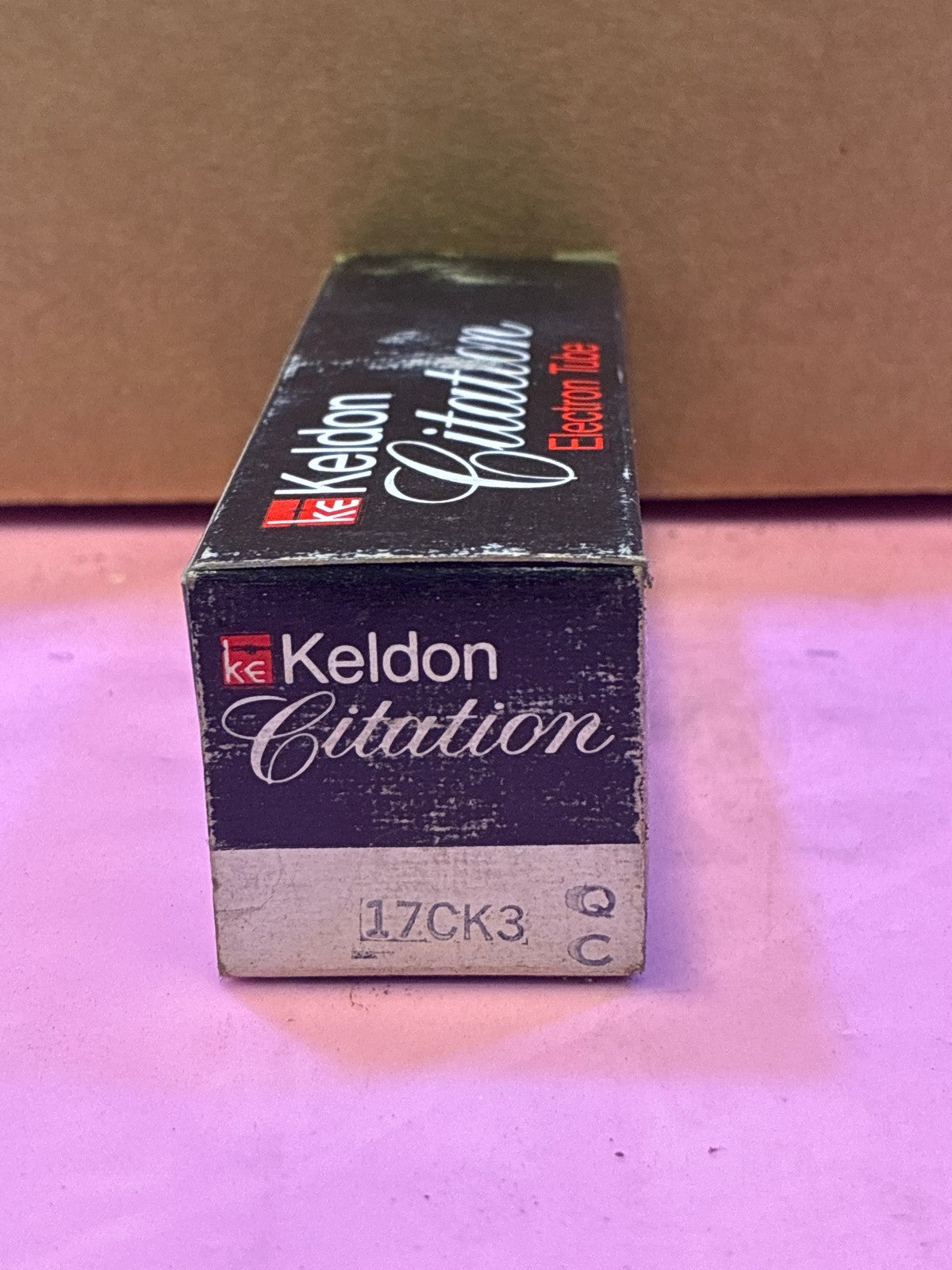 🔥 Keldon Citation 17CK3 Electron Vacuum Tube NOS in Original Box