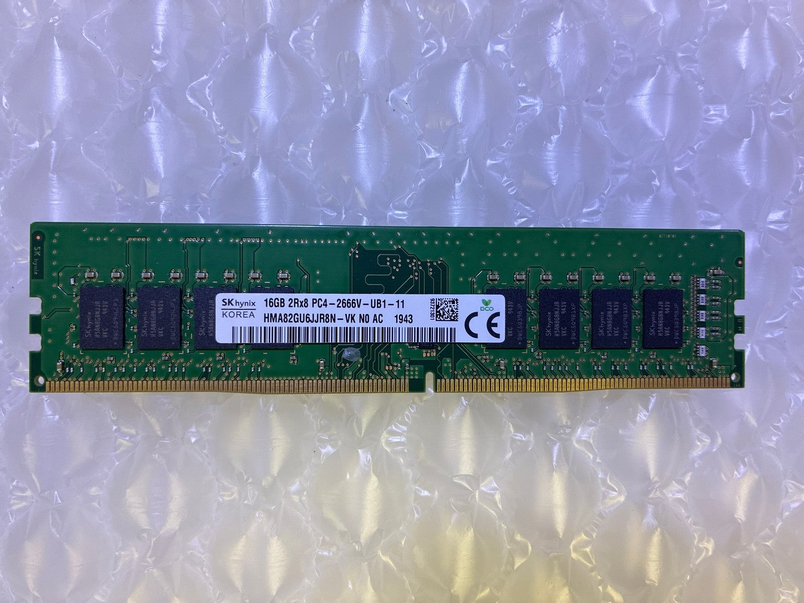⚡ SK Hynix 16GB DDR4-2666 MHz UDIMM Desktop RAM HMA82GU6JJR8N-VK ⚡