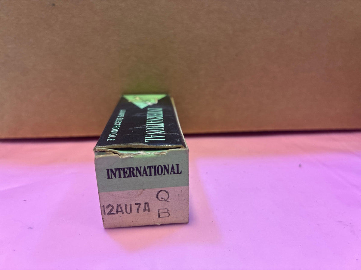 🔥 International 12AU7A Vacuum Tube in Original Box Vintage Audio Electron Tube