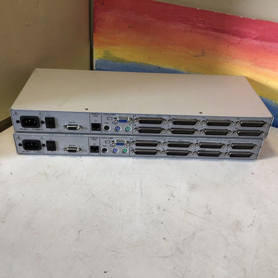 1x Avocent AutoView 400 8-Port KVM Switch tested