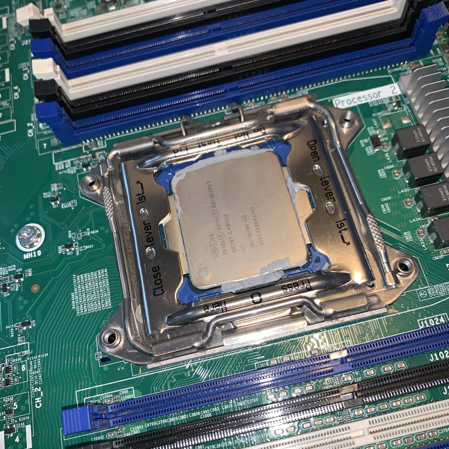 Nice~ HP Proliant ML350 G9 Motherboard 841398-001 +2x Xeon E5-2620V3 2.4GHz DDR4