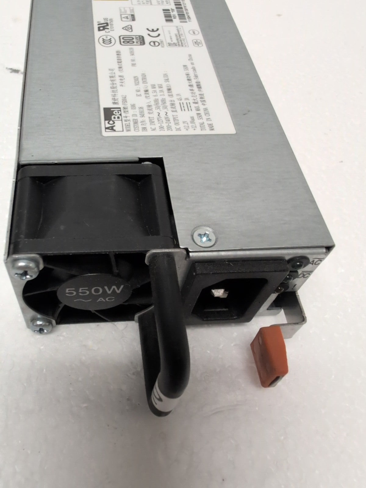 🔥 ACBEL FSD042 IBM 94Y8138 94Y8139 SERVER POWER SUPPLY 550W  -