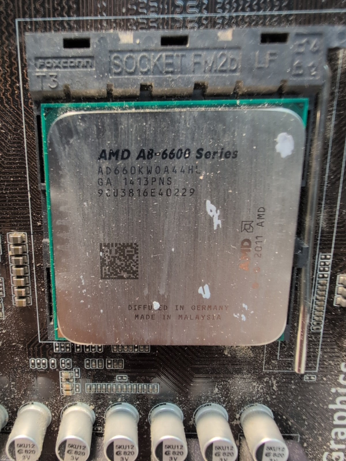 ASUS A78M-E Socket FM2/FM2+ Motherboard Micro ATX w/ AMD A8-6600 CPU Tested -