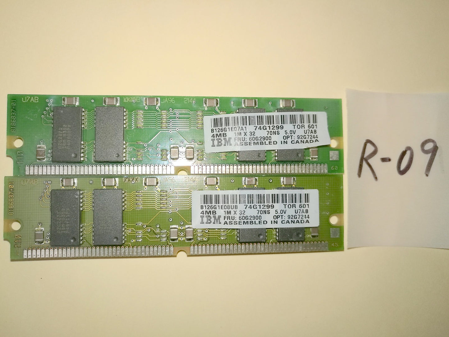 1 x IBM 60G2900 4MB Memory 70ns 92G7244 (Qty avaiable)