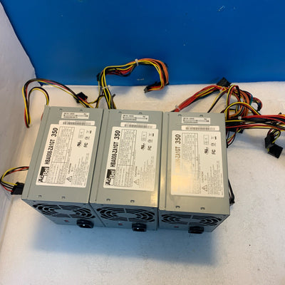 Lot of 3  AcBel HBA008-ZA1GT 350W ATX PSU 24-Pin SATA Dual 12V 13A
