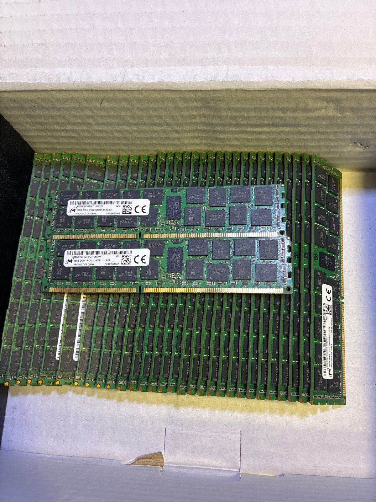 32GB =2x 16GB🔥 Micron MT36KSF2G72PZ-1G6E1FF 2Rx4 PC3L-12800R DDR3 ECC RDIMM RAM