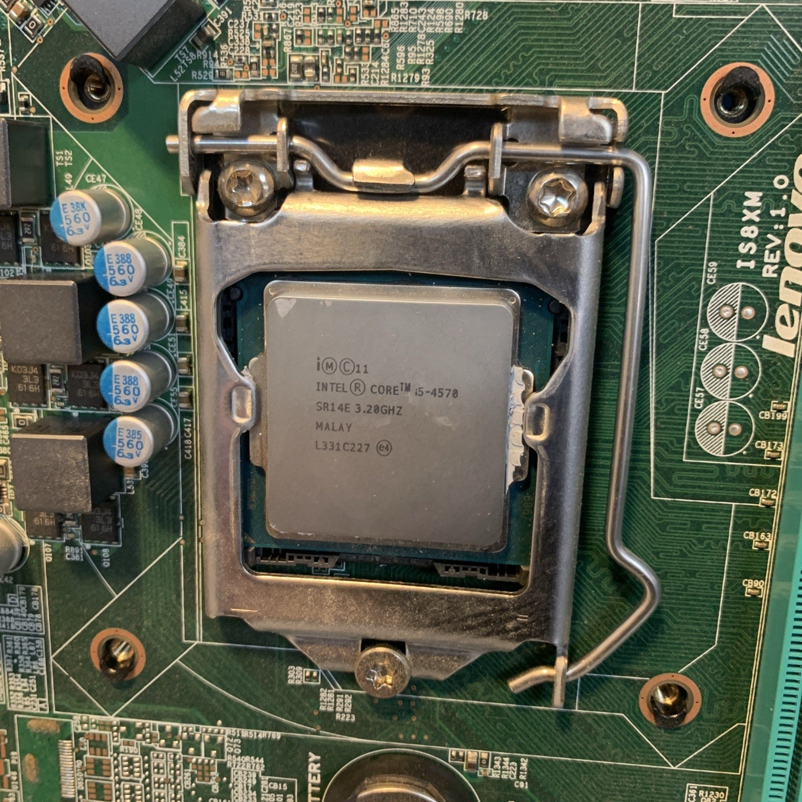 🔥 Lenovo IS8XM Rev.1.0 Intel B85 DDR3 1150 Micro ATX Motherboard + i5-4570 CPU