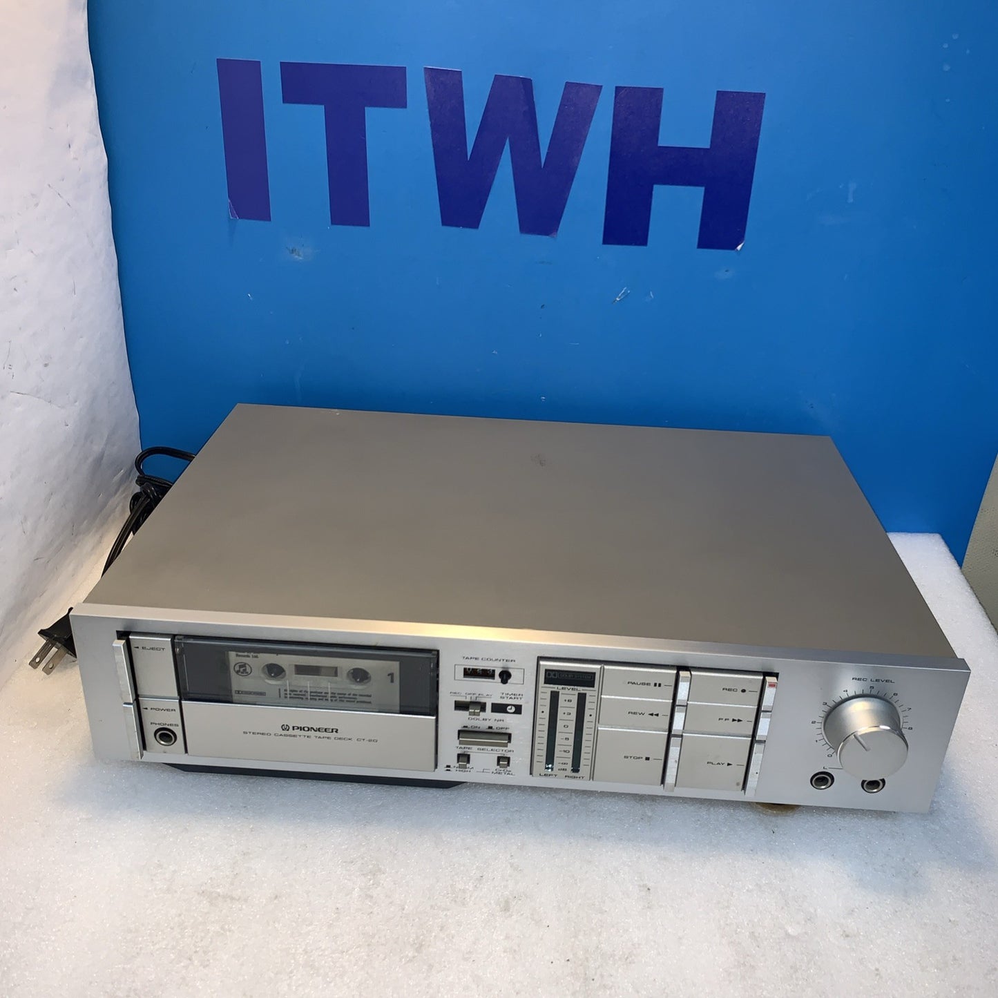🔥 Pioneer CT-20 Stereo Cassette Tape Player Recorder Deck  tested working