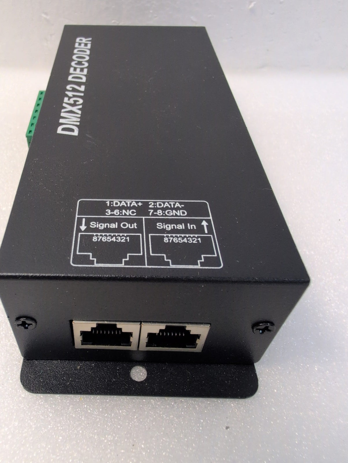 🎸 DMX512 4-Channel LED Decoder Controller DC12-24V XLR RJ45 DMX Stage