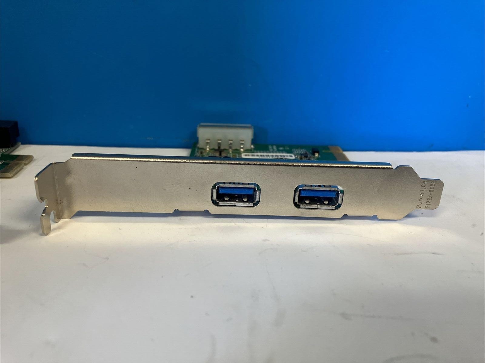(Lot of 2) Mixed Model PCIe USB Port Expansion Card U3-PCIE2-2P01 / SD-PEX2012 ~