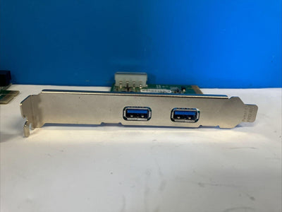 (Lot of 2) Mixed Model PCIe USB Port Expansion Card U3-PCIE2-2P01 / SD-PEX2012 ~