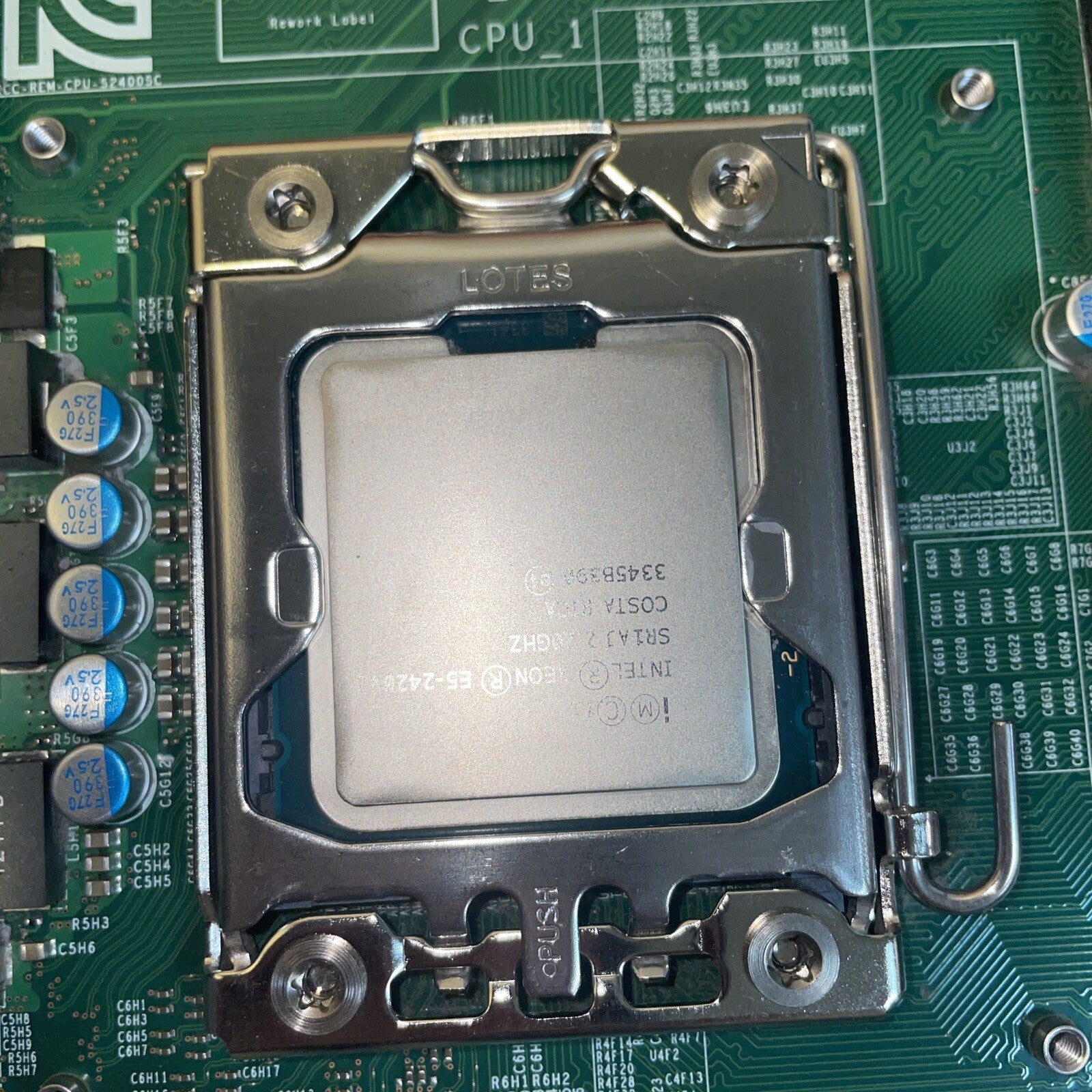 Intel S2400SC LGA1356 DDR3 Server System Motherboard w/ 2x Xeon E5-2420 V2 CPU