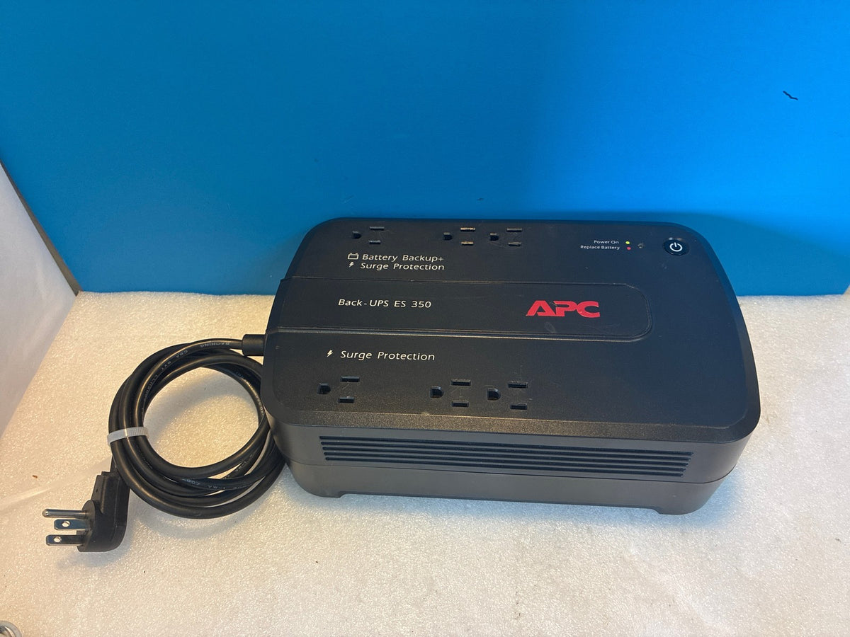 🔥 APC Back-UPS ES 350 BE350G UPS Battery Backup Surge Protector 350VA 6-Outlet