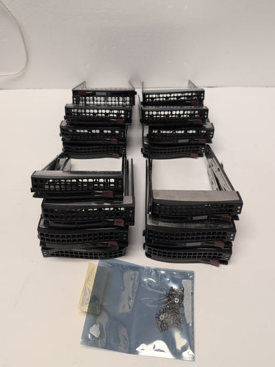 16x SuperMicro 01-SC93301-XX00C003 3.5"  Hot-swap SAS/SATA Hard Caddy + Screws -