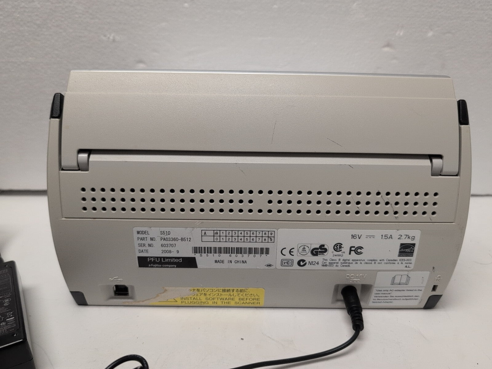 🔥 Fujitsu ScanSnap S510 Color Duplex Sheet-Fed Document USB Scanner -