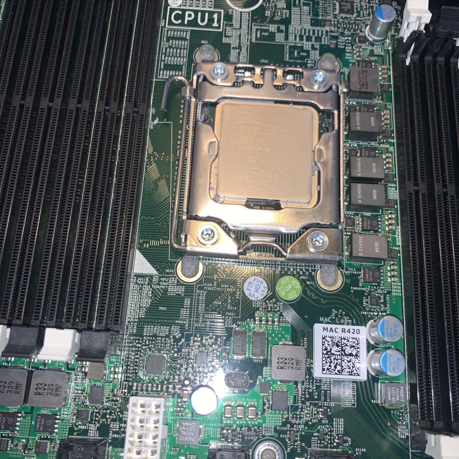 🔥 DELL E93839 1PP0V K7WRR 72XWF VD50G JD6X3 K29HN CN7CM Motherboard + 2 CPUs