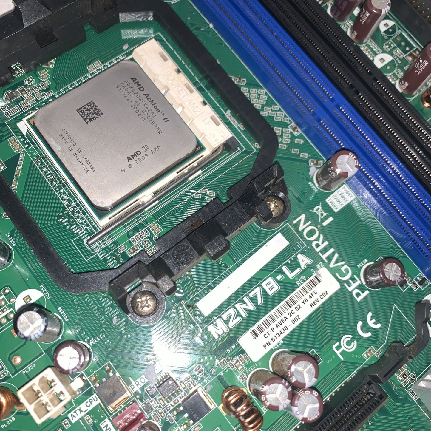 HP M2N78-LA Motherboard 513430-002 With 4-core AMD 620 CPU
