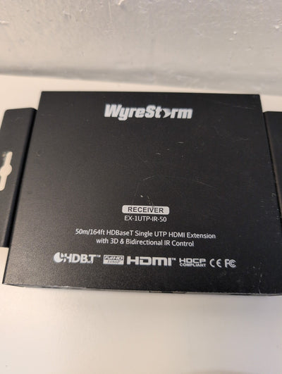 WyreStorm EX-1UTP-IR-50 HDBaseT HDMI Extender Receiver Unit 50m -