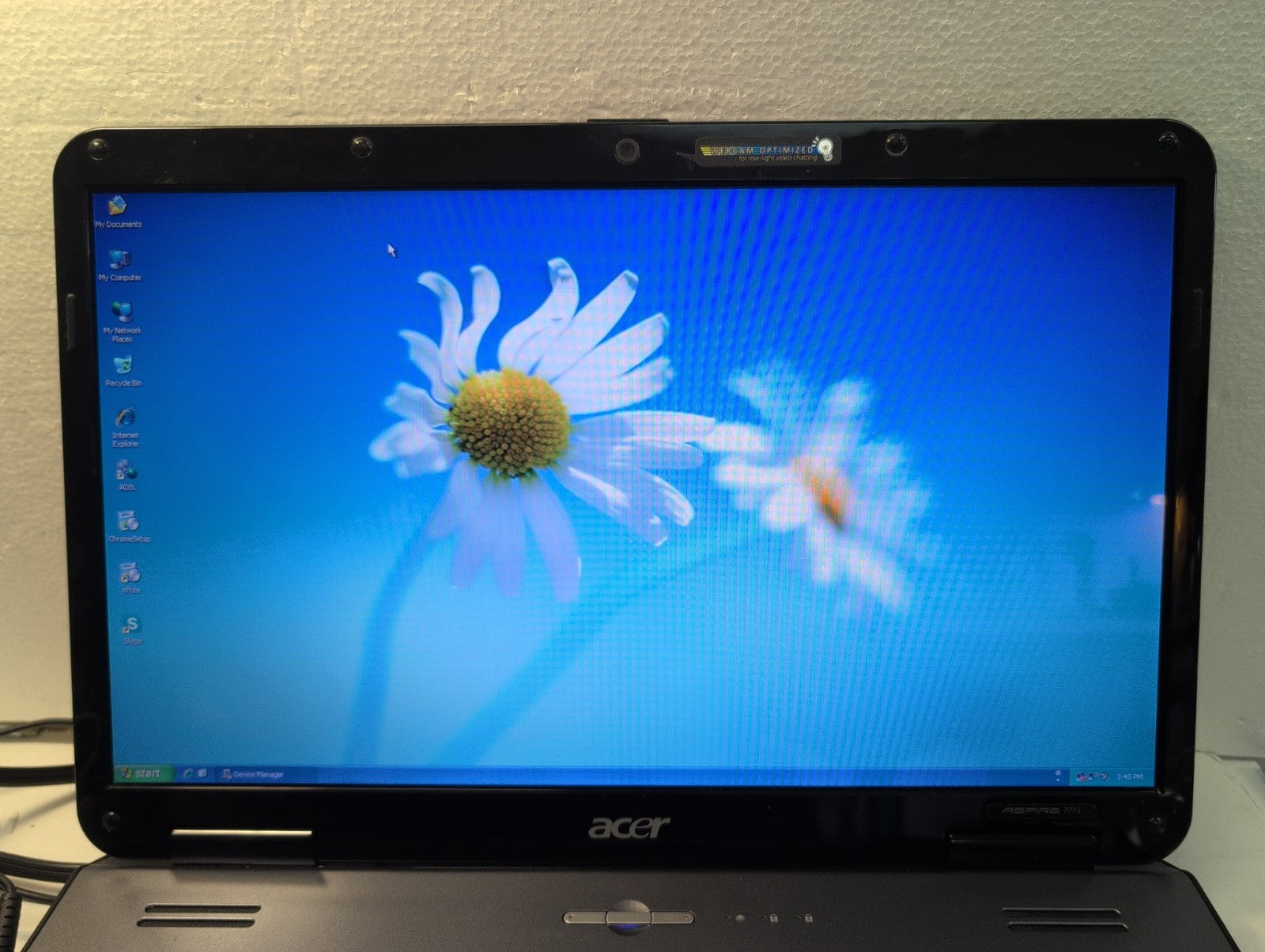 🔥 Acer Aspire 7715 17"  Laptop Intel T4500 CPU /4GB RAM /320GB HDD/ WIN XP -