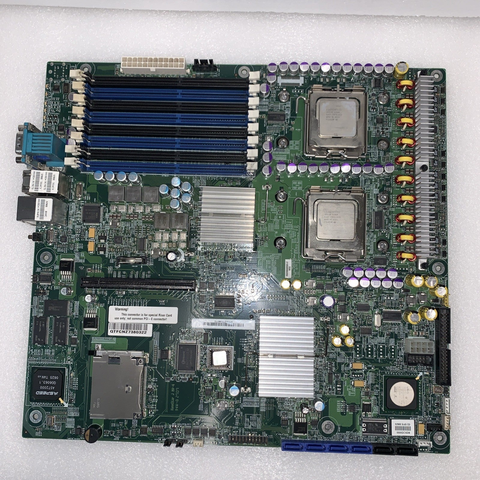 Dell F1d Server System Board DA0S58MB8D0