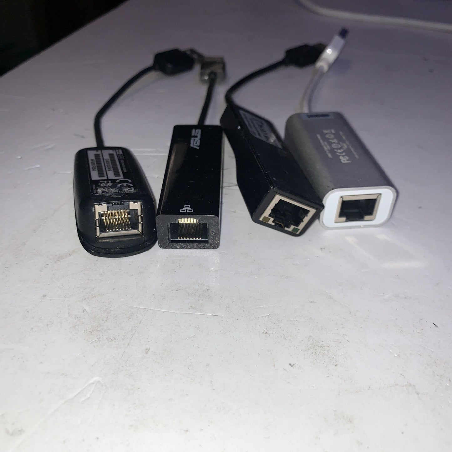Lot of 4 USB 2.0 to RJ45 Cable Adapter  Interface Connect Device