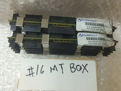 - 2GB (2x1GB) NUIMPACT DDR2 5300F Memory NUA-MPFBD 412760 240-PIN  FOR MAC PRO