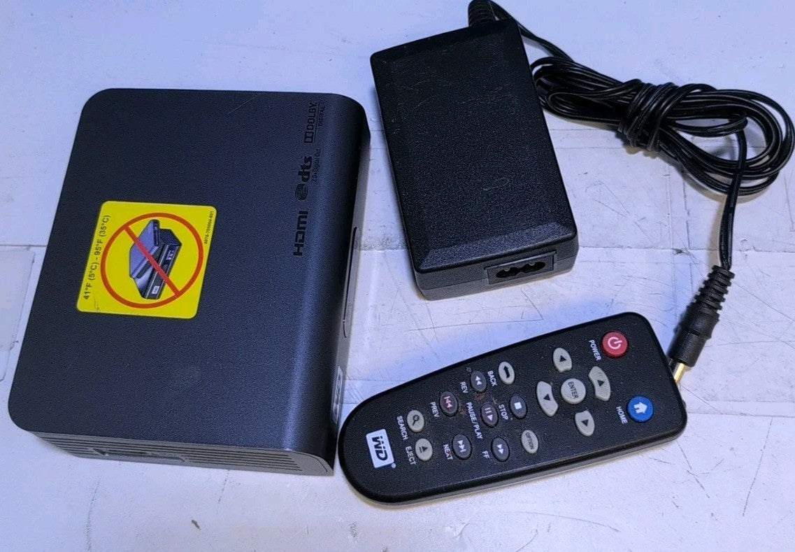 Western Digital WD TV Live B6J HD Media Streaming Player With Remote -