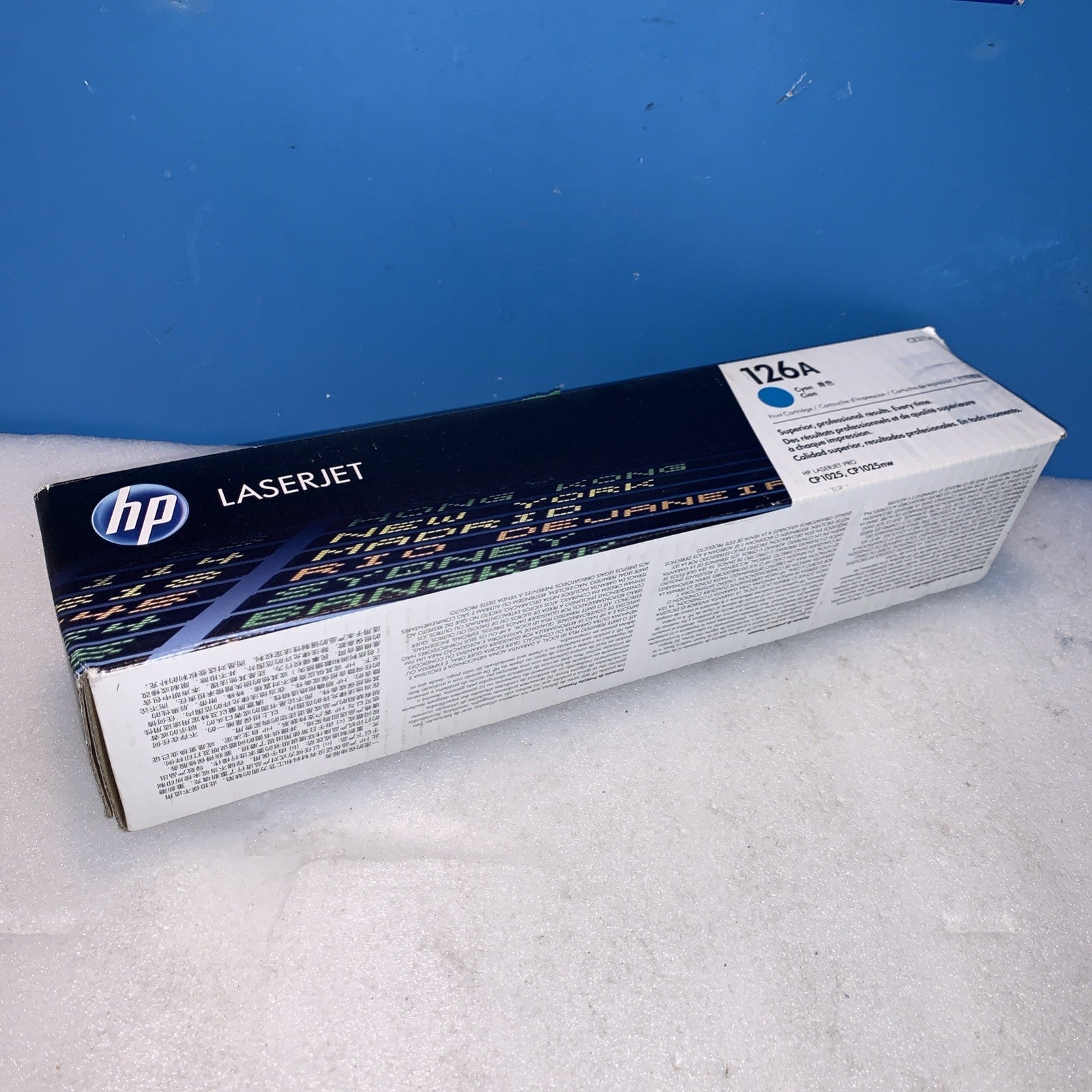 🔥 Original HP CE311A 126A Cyan Toner Cartridge Open Box
