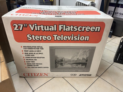 Brand new 🔥  Citizen 27” Stereo CRT Television (model JCTV2704X)