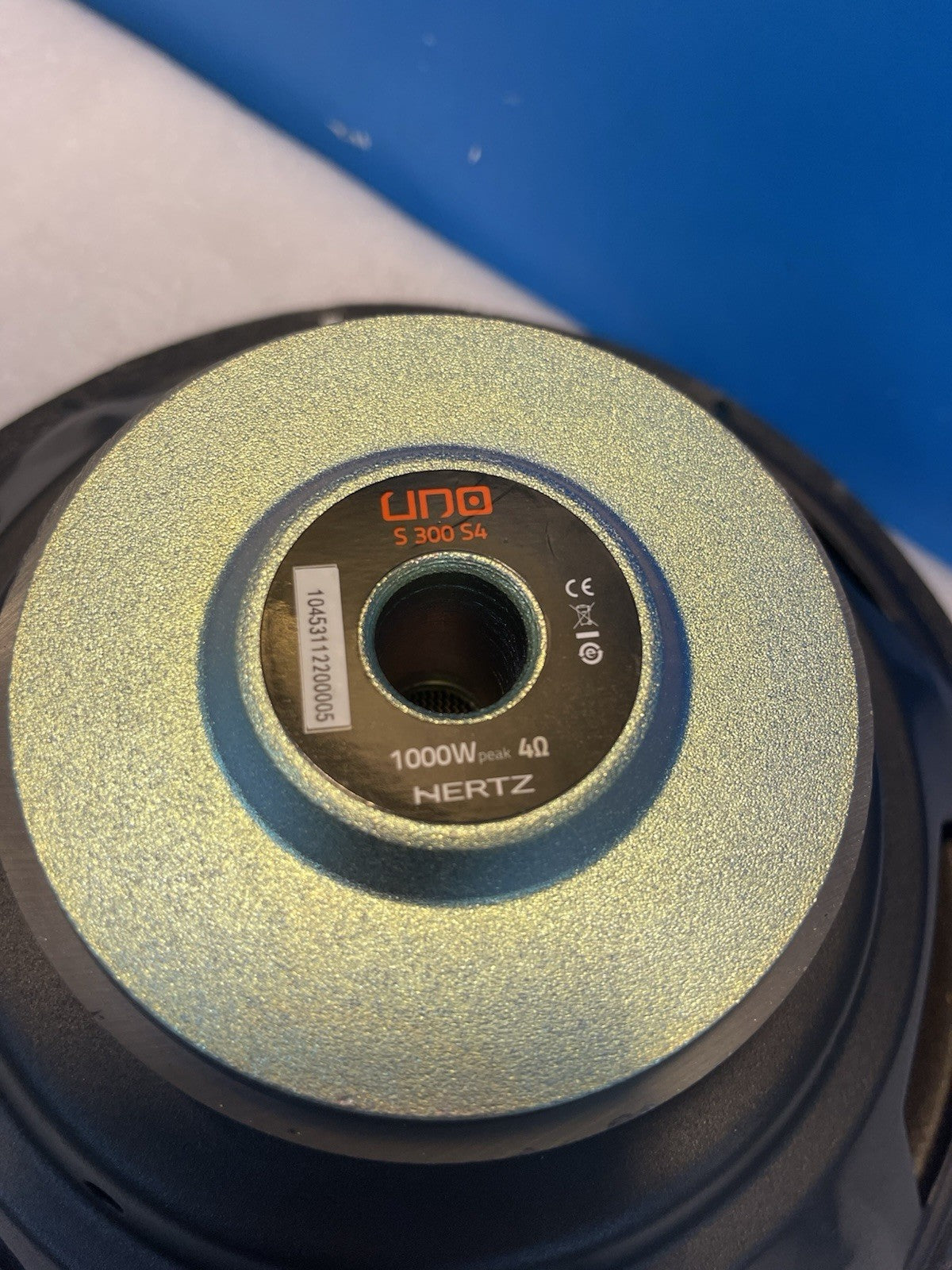 🔥 Hertz UNO S300 S4 12” Subwoofer 4Ω 1000W Peak Audio Bass Speaker