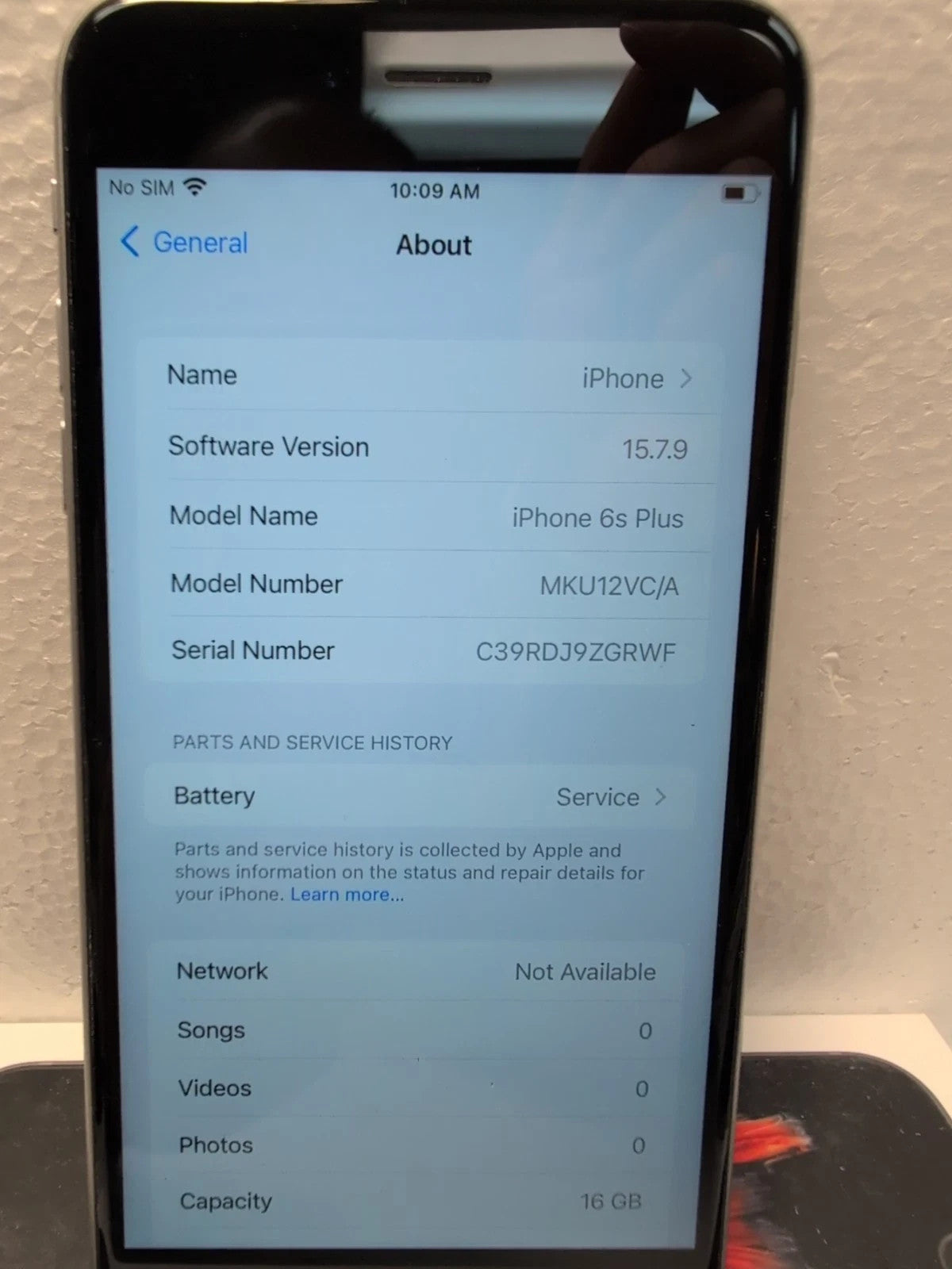 🔥 (Carrier: BELL) Apple iPhone 6S Plus A1687 16GB Space Gray  (Corner Cracked)