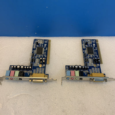 Lot of 2  AOpen Cobra AW840 4 Channels 16-bit PCI Interface Sound Card
