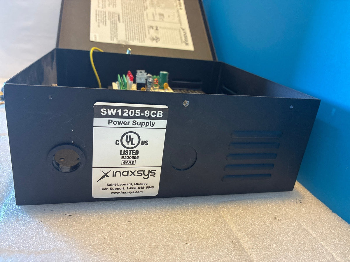 🔥 Inaxsys SW1205-8CB 12VDC 5.5A 8-Output Fused Access Control Power Supply