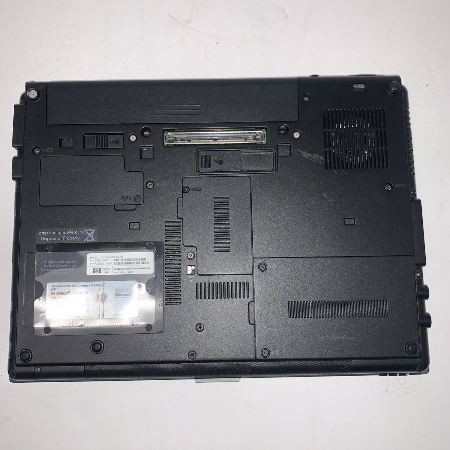 HP EliteBook 6930p C2D P8600 2.4GHz 3GB 160GB Webcam BlueTooth WiFi Windows XP